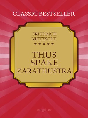 cover image of Thus Spake Zarathustra